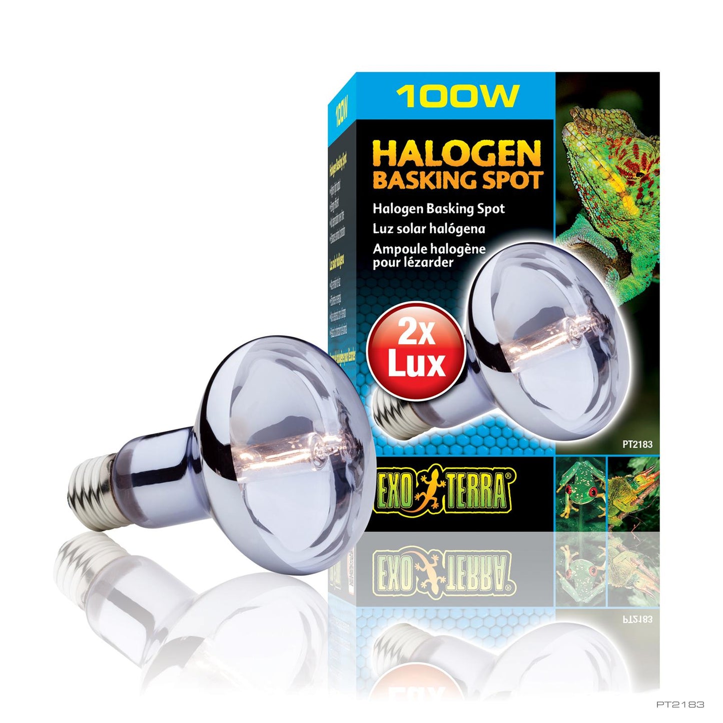 Exo Terra Halogen Basking Spot Lamp 100 watt