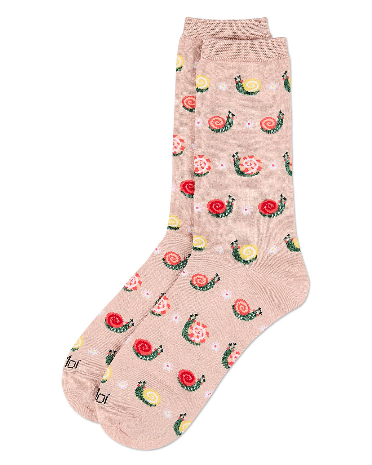 Infinity Classics International Inc. - Women's Snails Rayon From Bamboo Crew Socks: Blush / 9-11