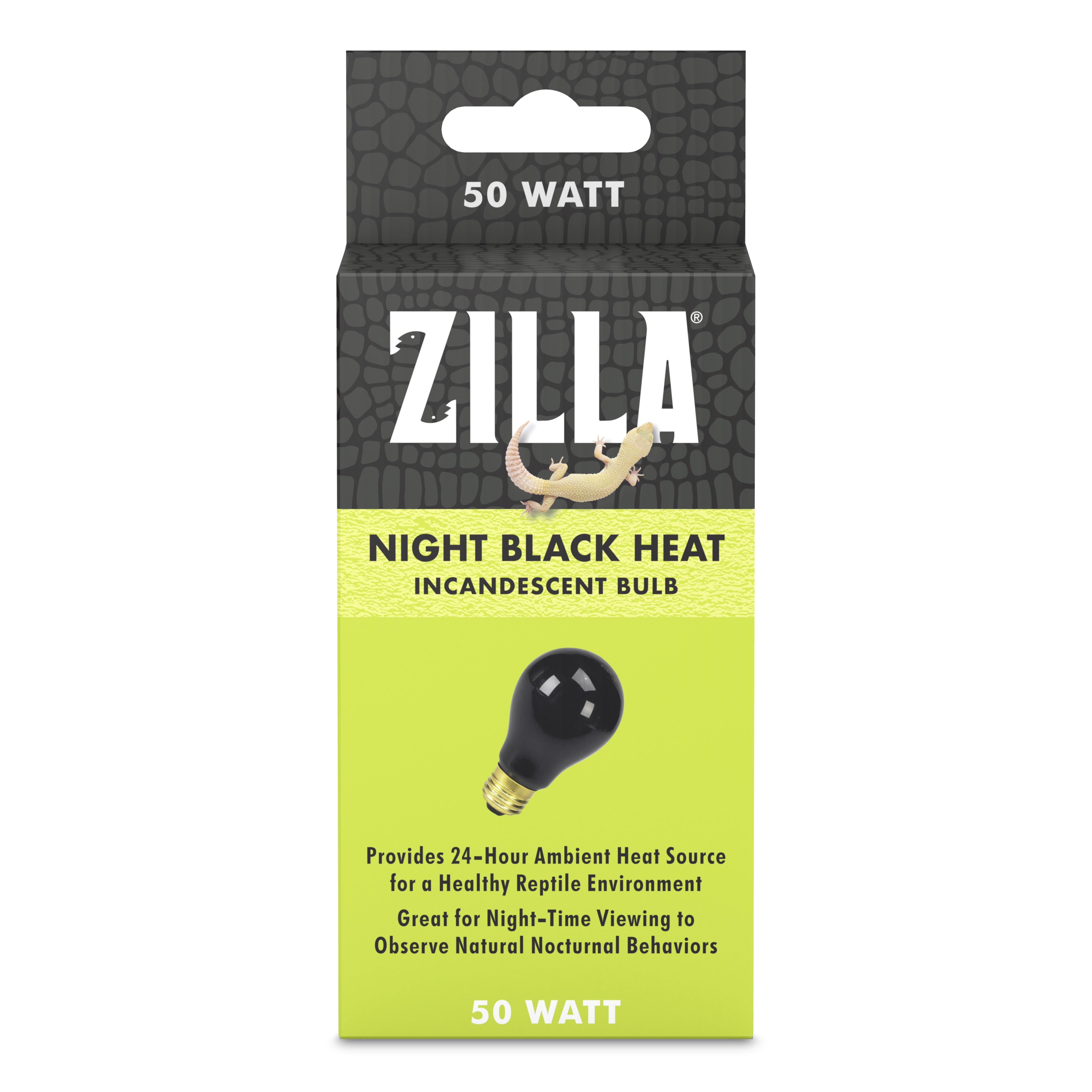 Zilla Night Black Heat Bulb Boxed 50 Watt