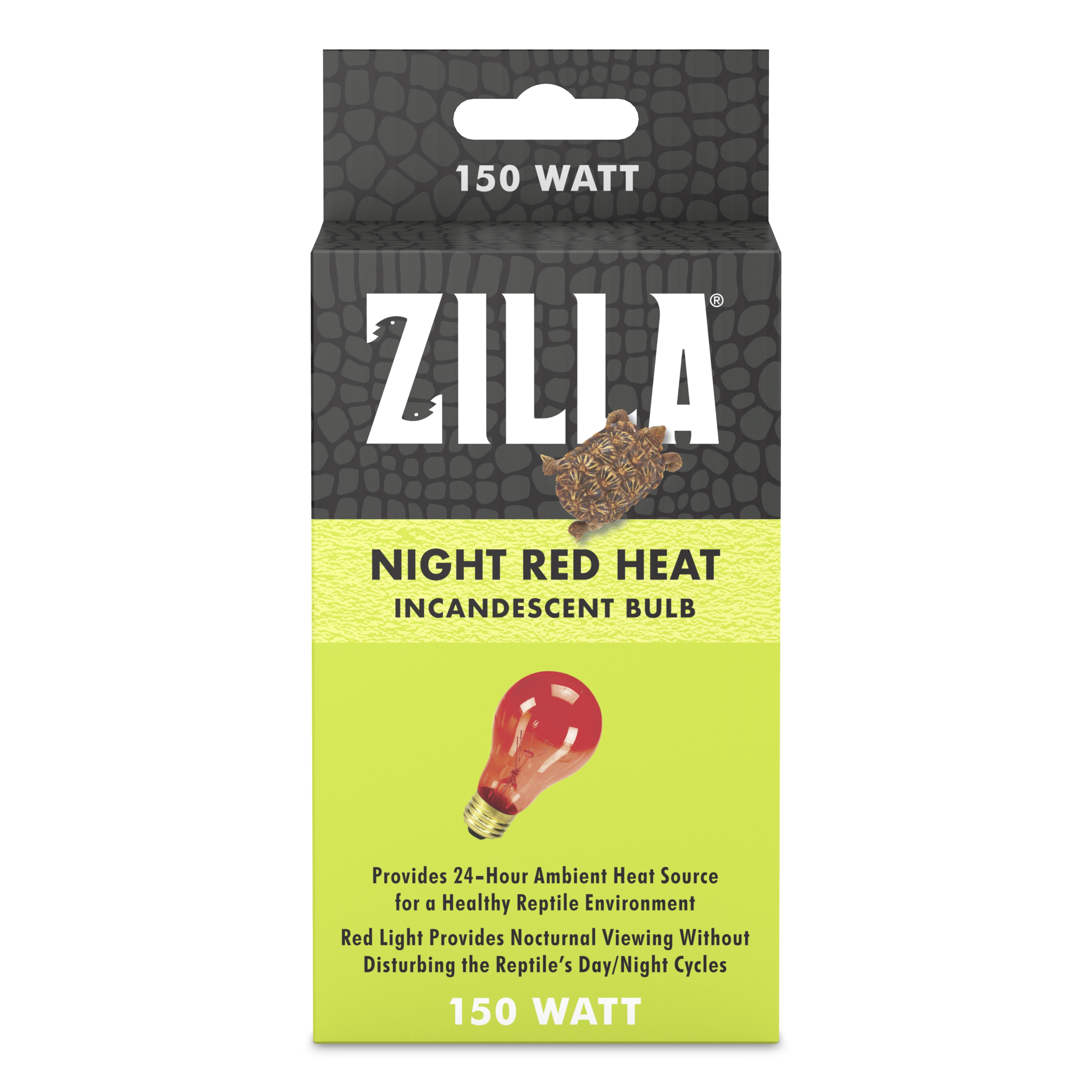 Zilla Night Red Heat Bulb Boxed 150 Watt