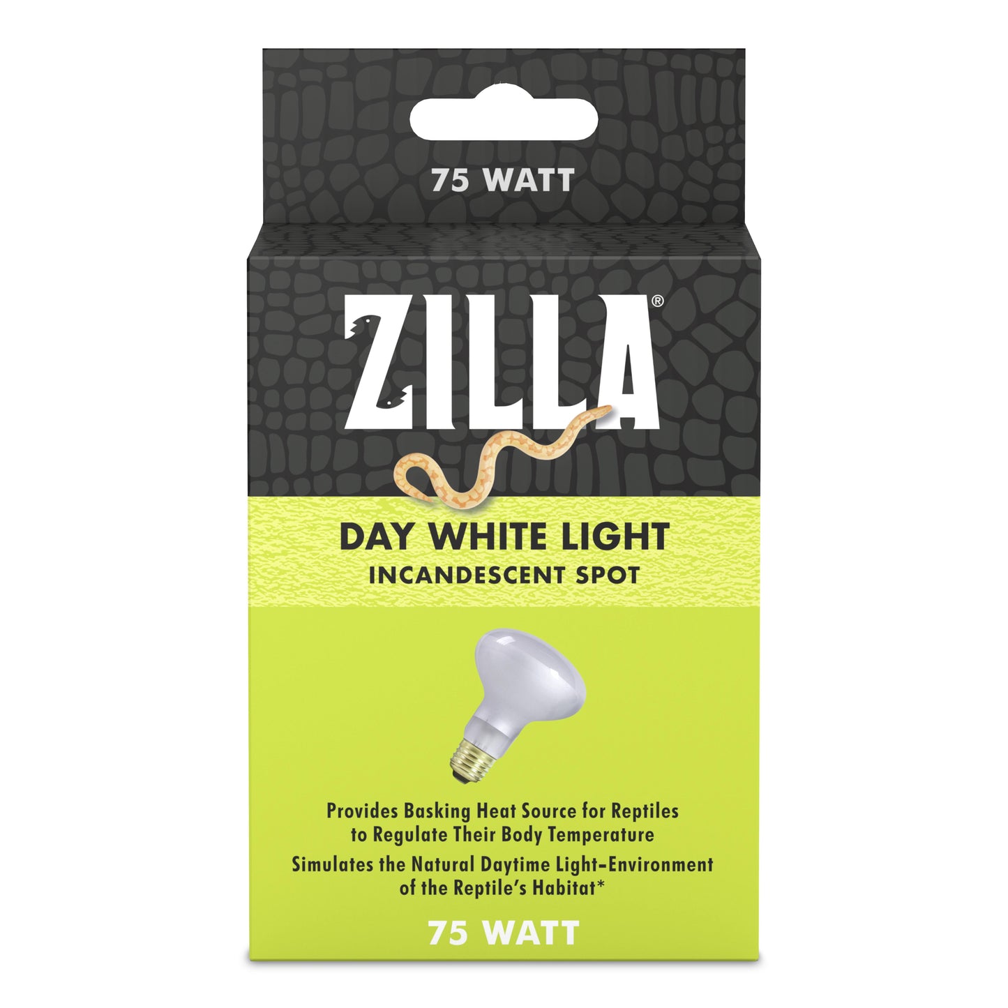 Zilla Day White Spot Bulb Boxed 75 Watt