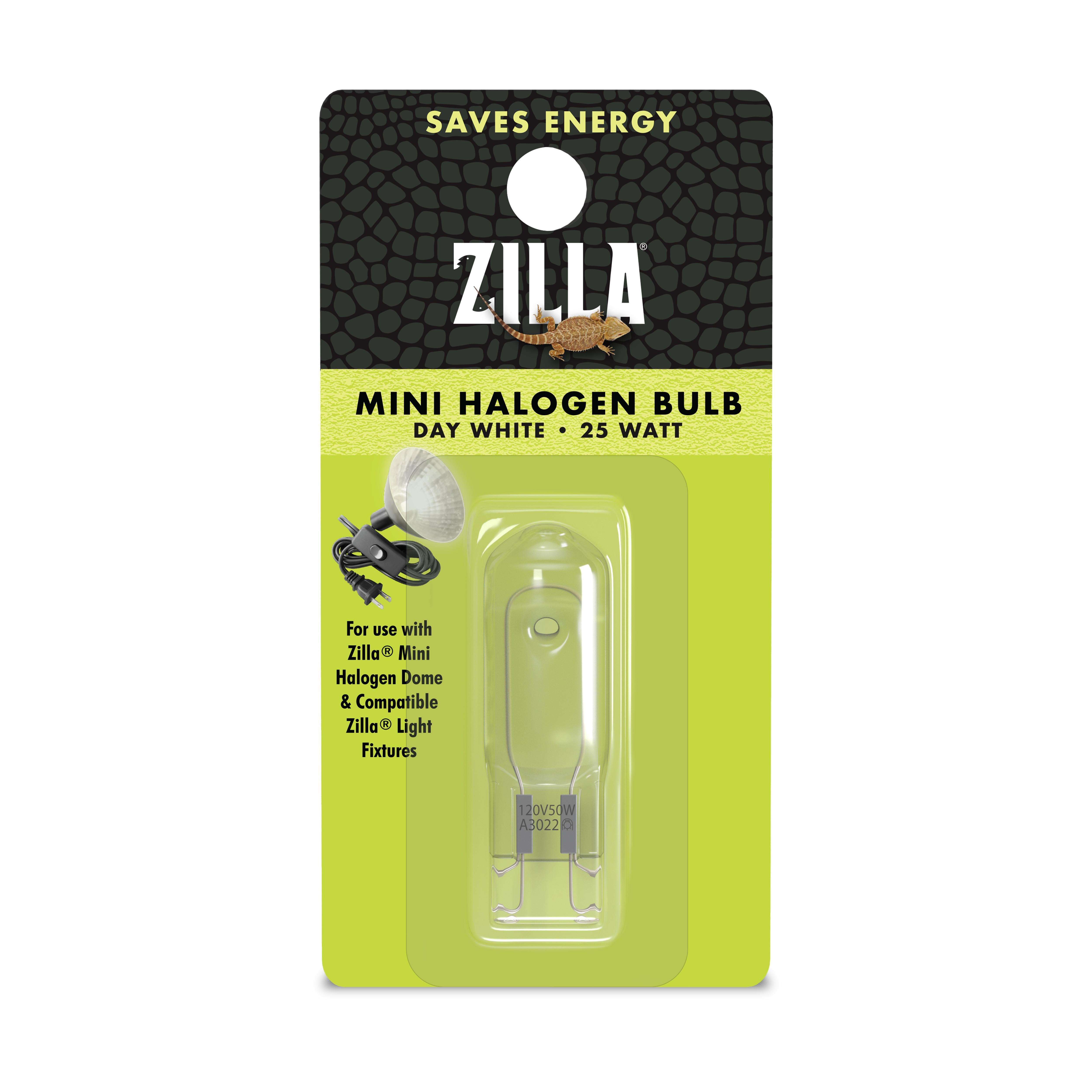 Zilla Halogen Lamp Mini White 25 Watt
