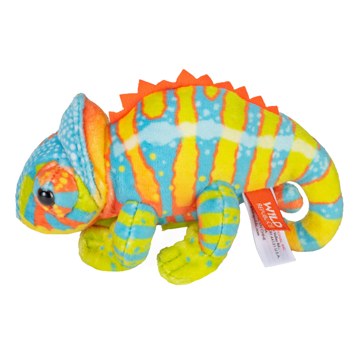 Wild Republic - Pocketkins-ECO-Chameleon Stuffed Animal 5"