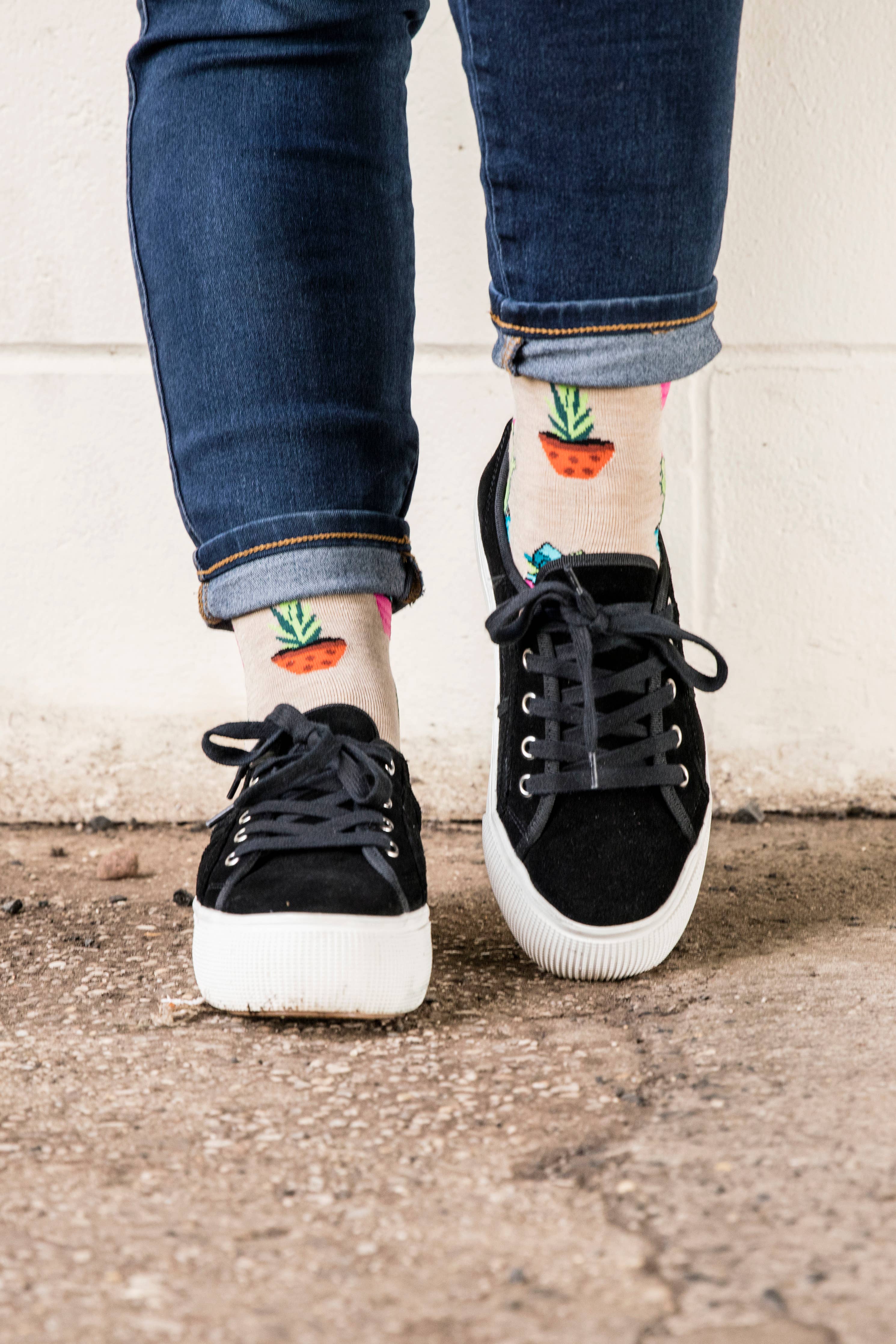 Infinity Classics International Inc. - Succulents Bamboo Crew: Oatmeal Heather / 9-11