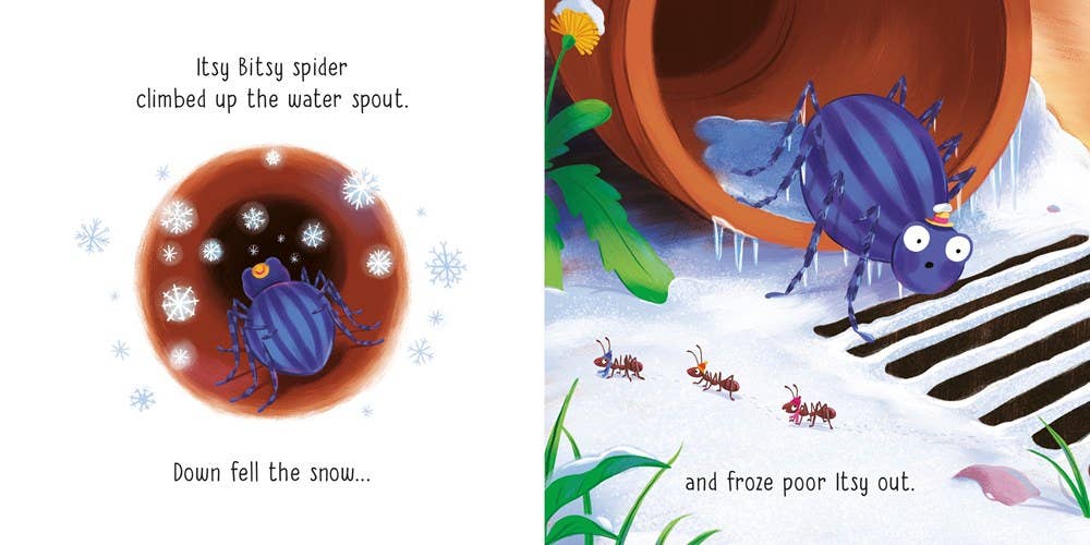 HarperCollins - Itsy Bitsy Spider board book : Usborne