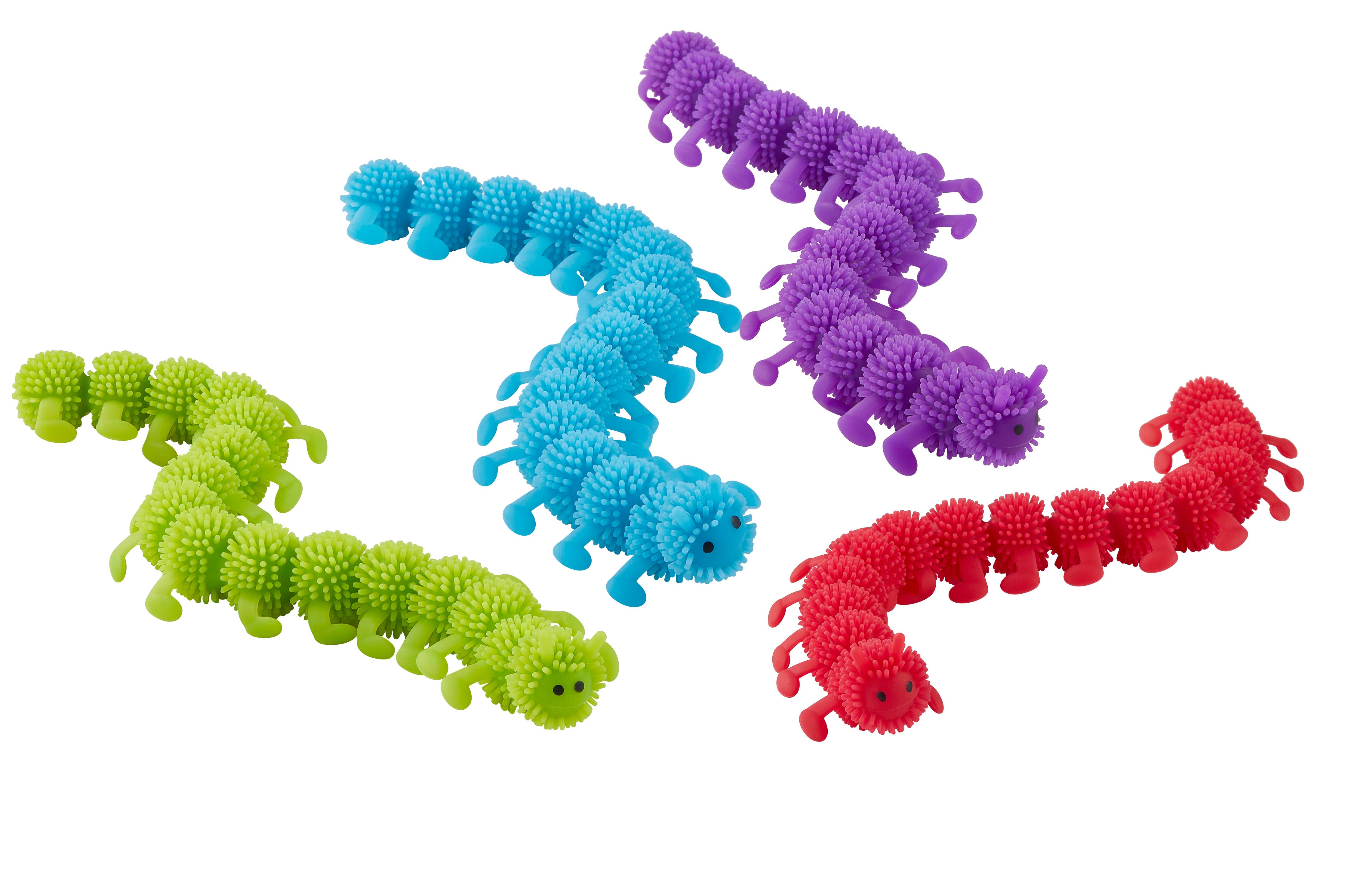 Colorful Crawlies, Squishy Stretchy Tactile Toy Worm