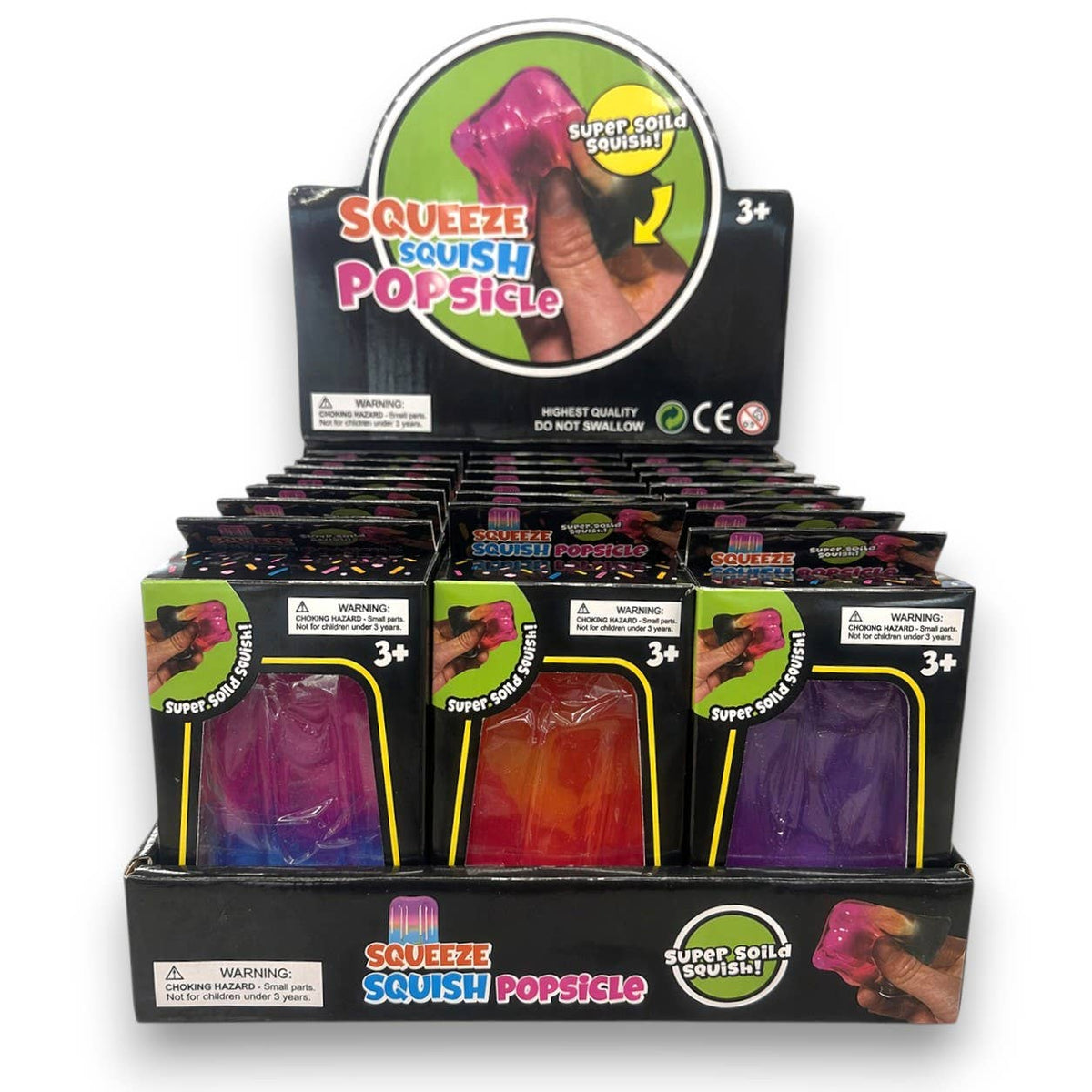 K & S WHOLESALE INC - Popsicle Jelly Toy 24ct PDQ