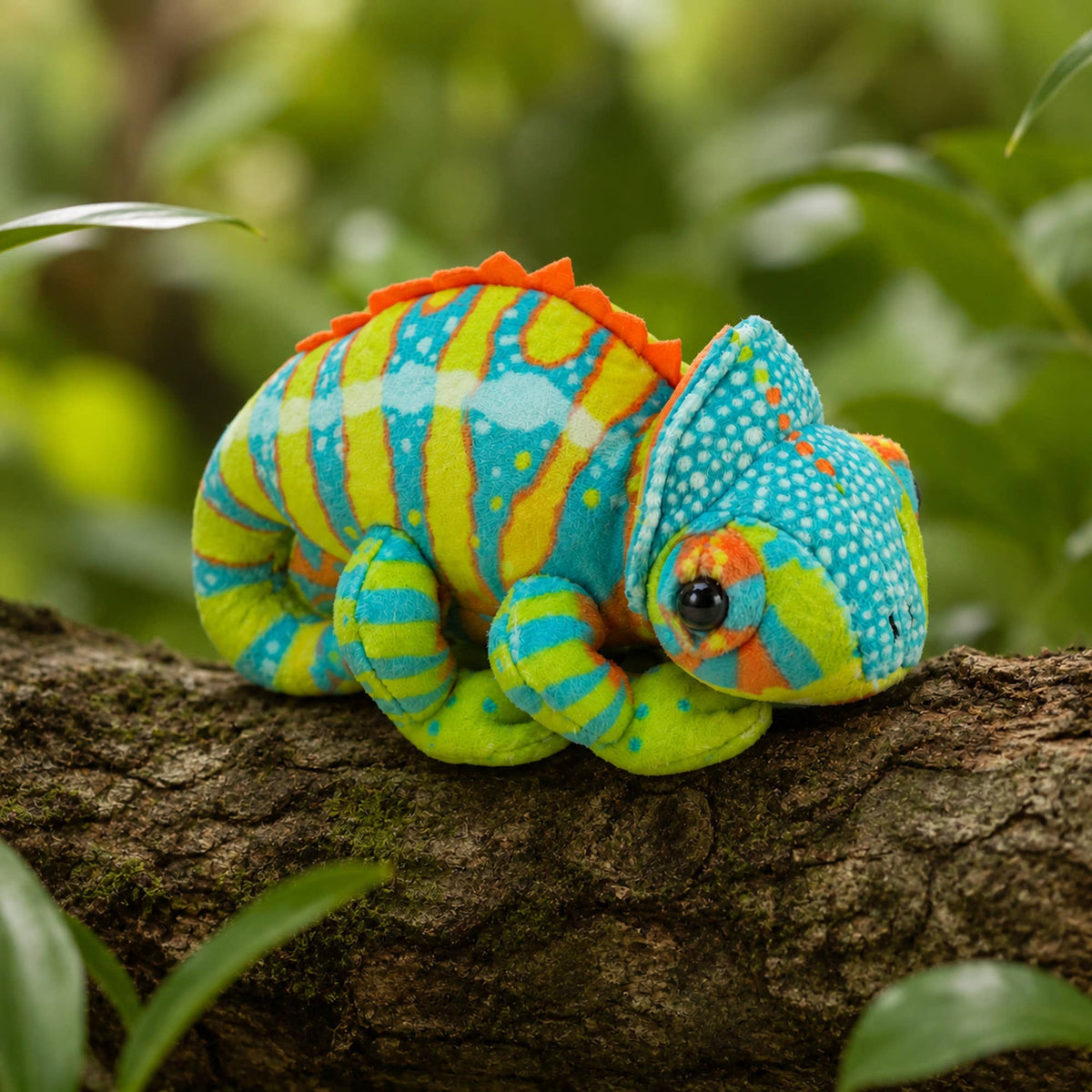 Wild Republic - Pocketkins-ECO-Chameleon Stuffed Animal 5"