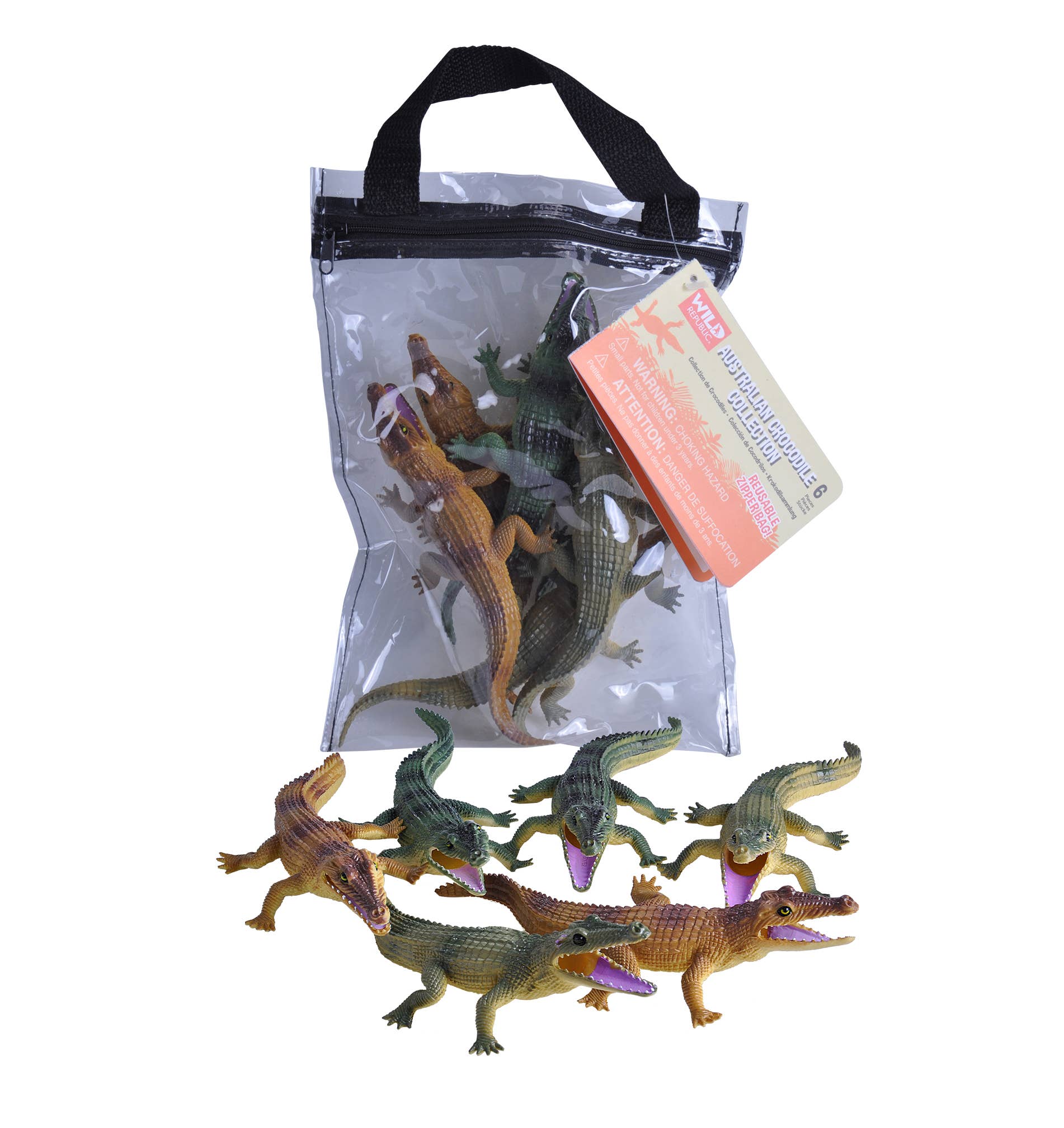 Polybag-Zip Crocodile 11"