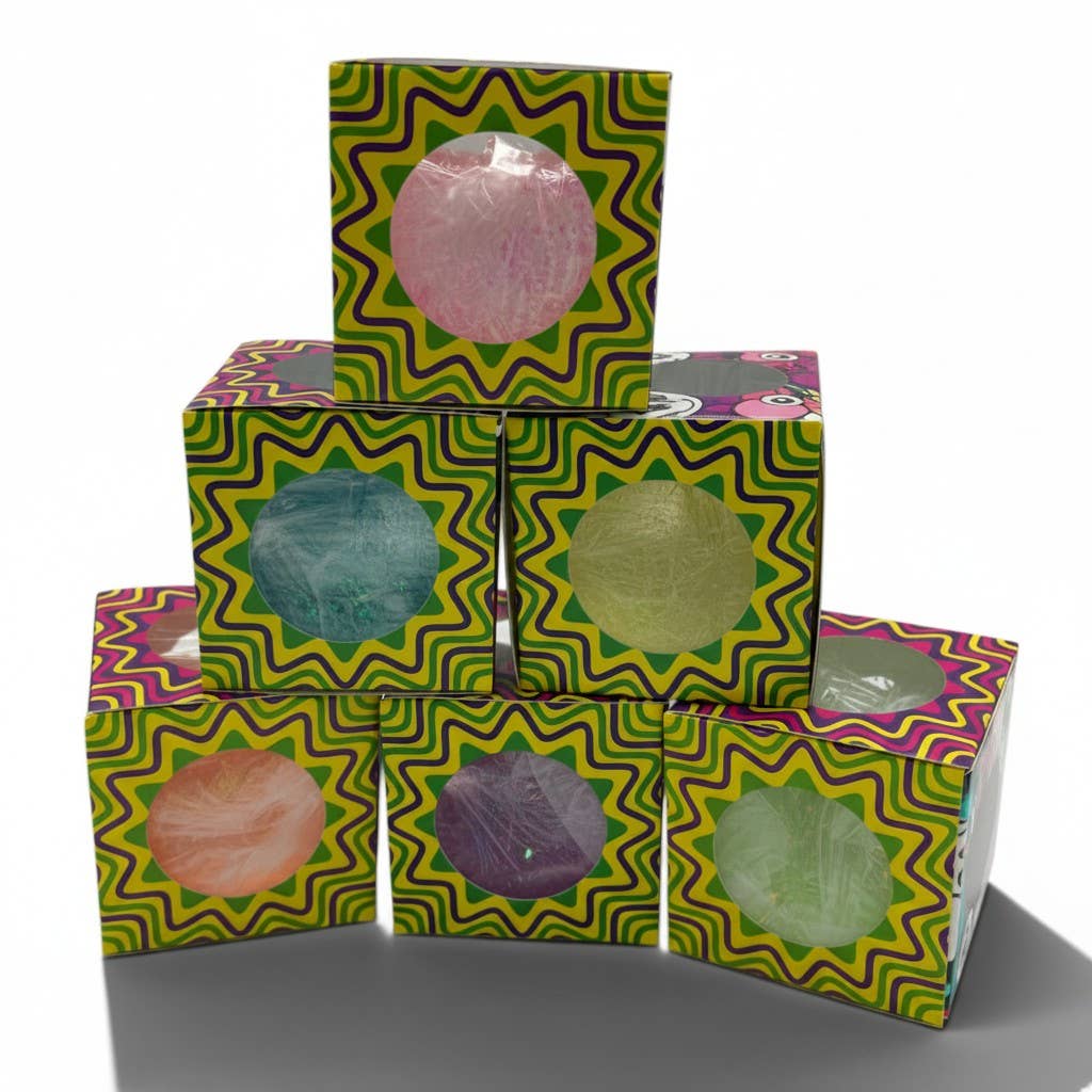 K & S WHOLESALE INC - Jumbo Stress Ball Cube – Glitter Gel Sensory Fidget Toy