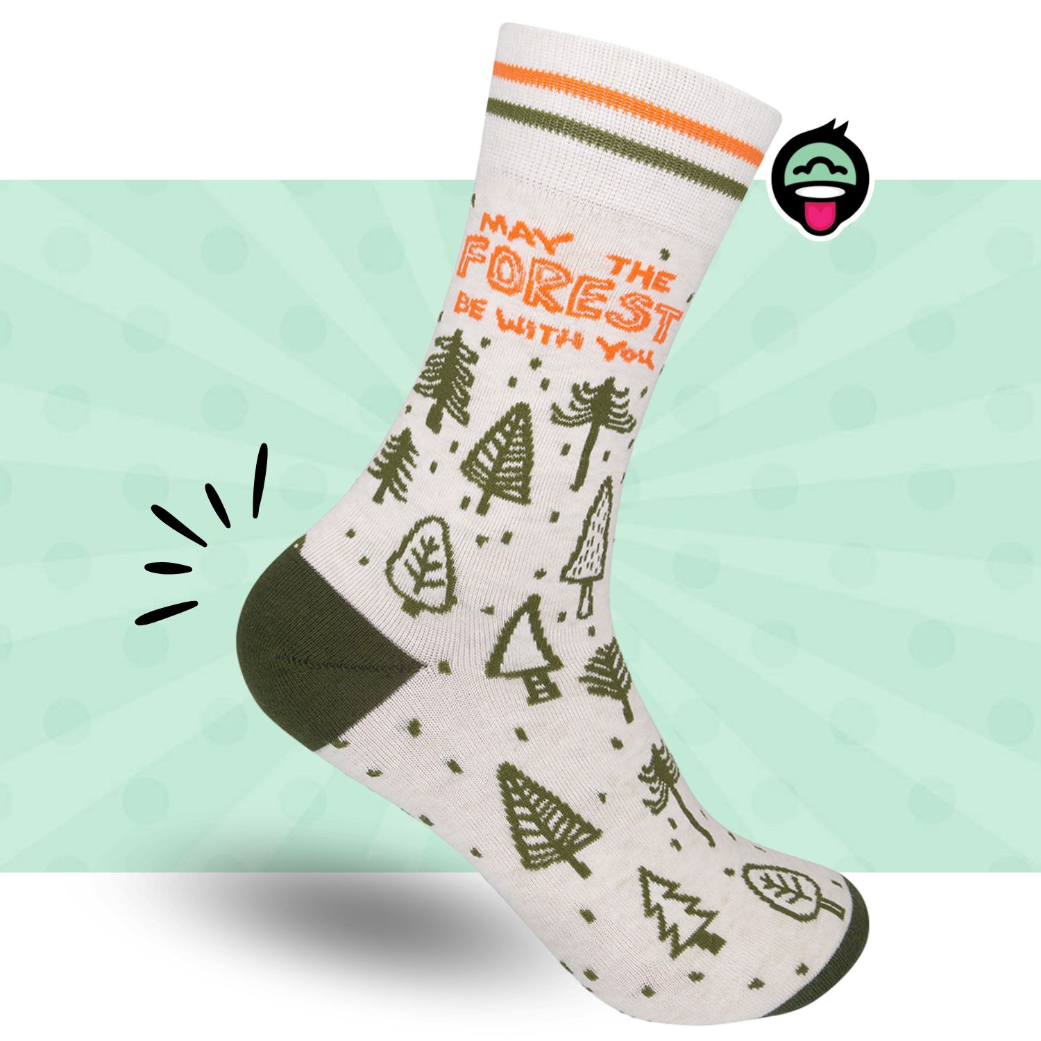 May The Forest Be With You Socks | Unisex | Nature | Funatic