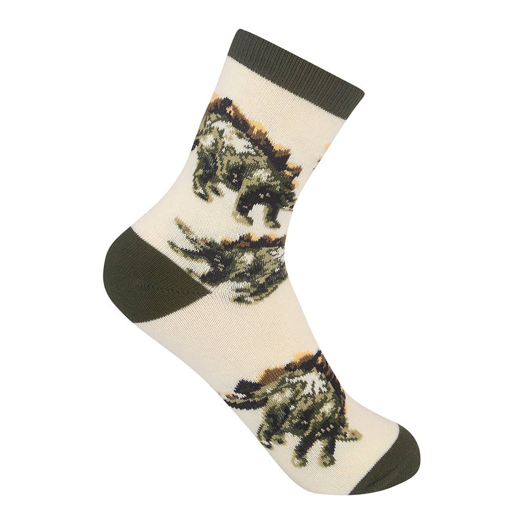 Stegosaurus Kids Socks - | Funatic