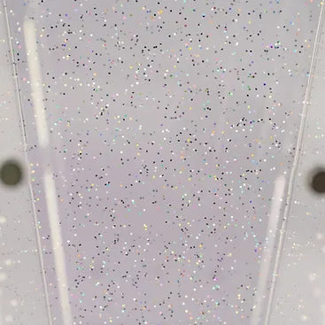 Coffin Crib Medium- Glitter Gray