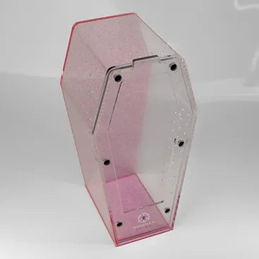 Coffin Crib Medium- Pink Sparkle