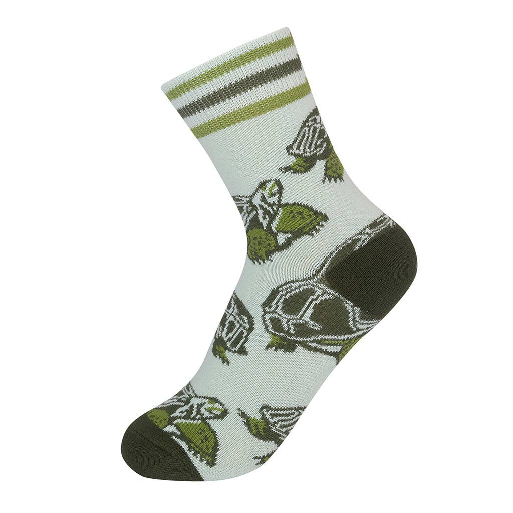 Tortoise Kid's Socks - | Funatic