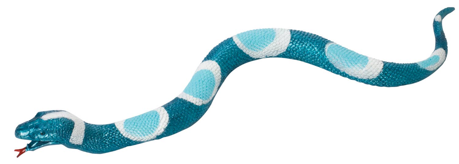 Toysmith - 16.5" Squishy Snakes, Stretch to 4 Feet, Assorted Styles