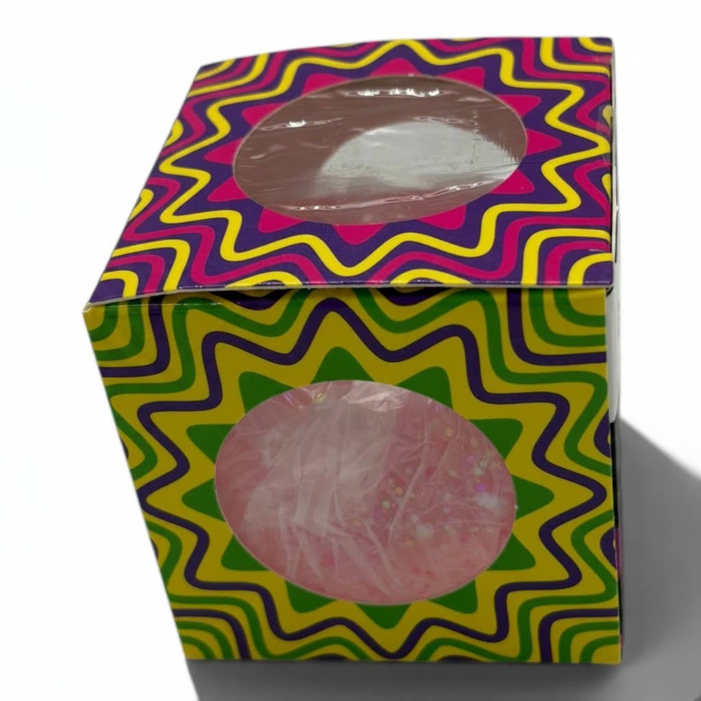 K & S WHOLESALE INC - Jumbo Stress Ball Cube – Glitter Gel Sensory Fidget Toy