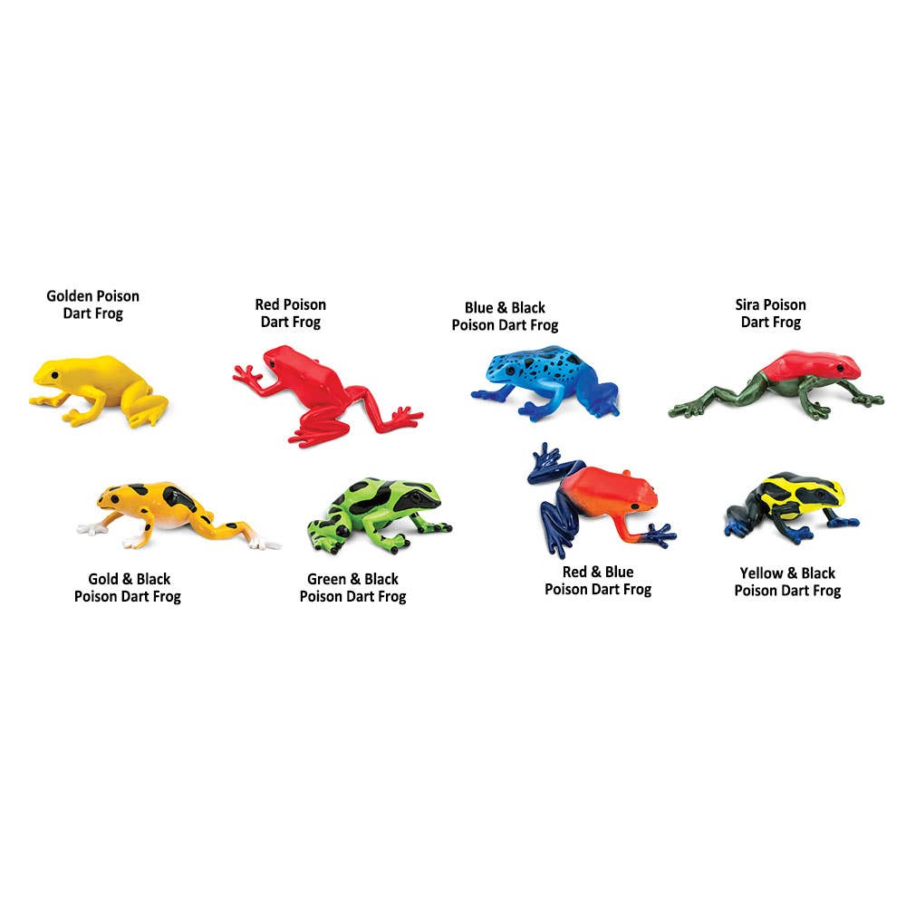 Safari Ltd. - Poison Dart Frogs TOOB® - 100121