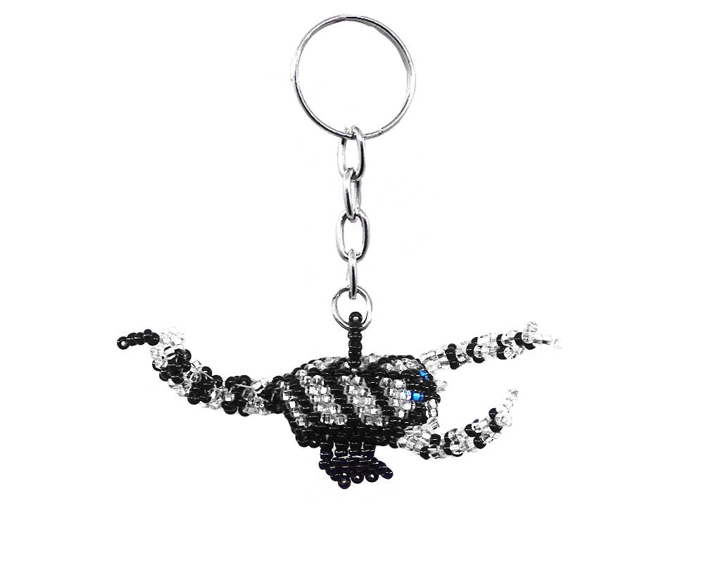 Pichincha - Beaded Scorpion Seed Bead Figurine Keychain