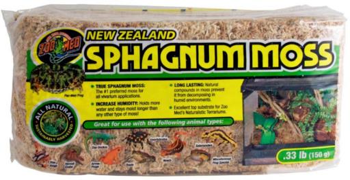 Zoo Med New Zealand Sphagnum Moss .33 lb