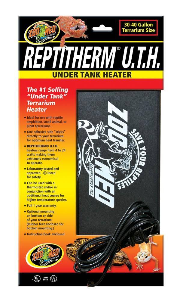 Zoo Med ReptiTherm Undertank Heater 30 - 40 gal 8 X 12"
