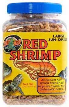 Zoo Med Jumbo Sundried Red Shrimp 2.5 oz