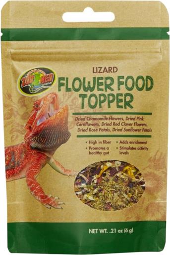 Zoo Med Lizard Flower Food Topper .21 oz