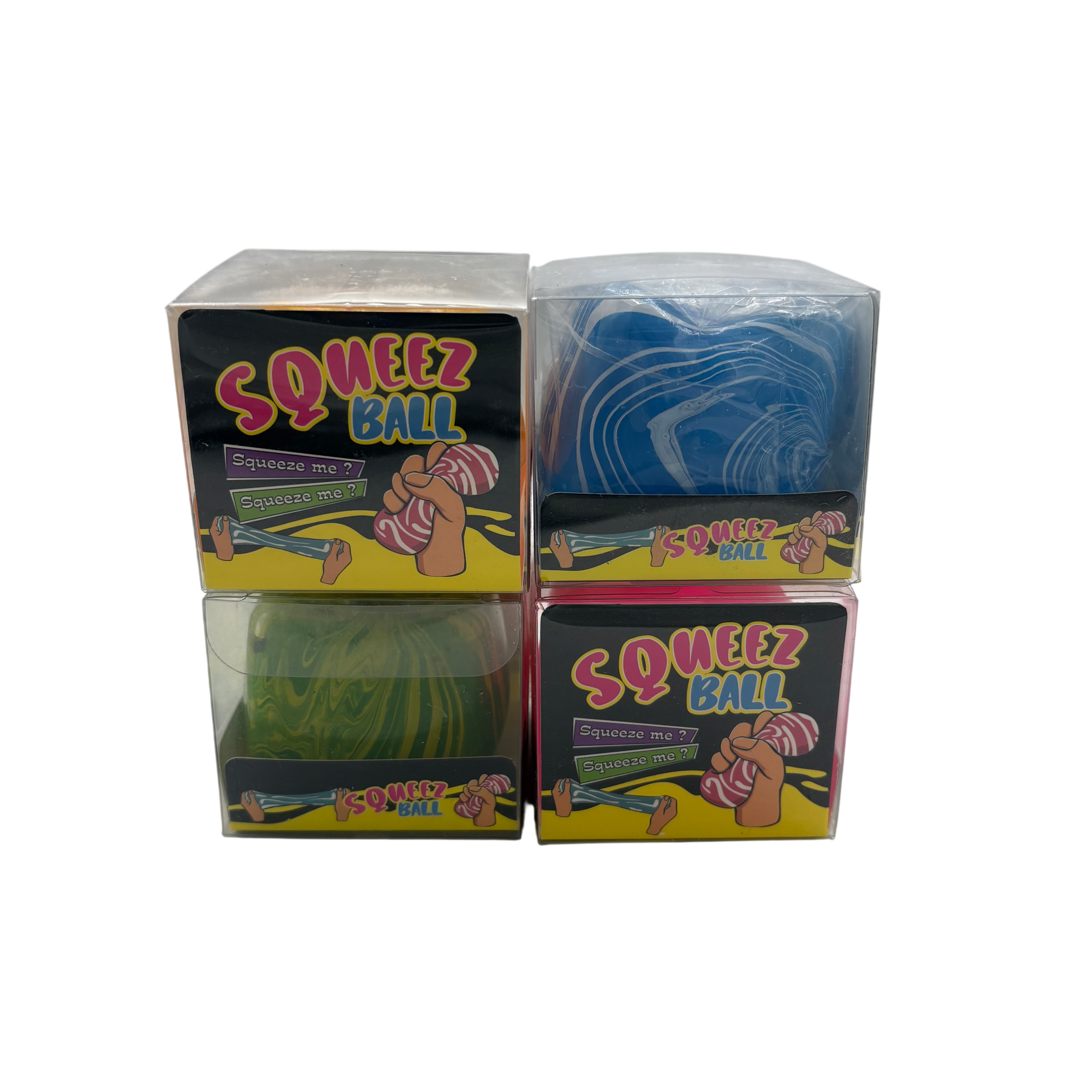 K & S WHOLESALE INC - Tie-Dye Squeezy Cube 12ct PDQ