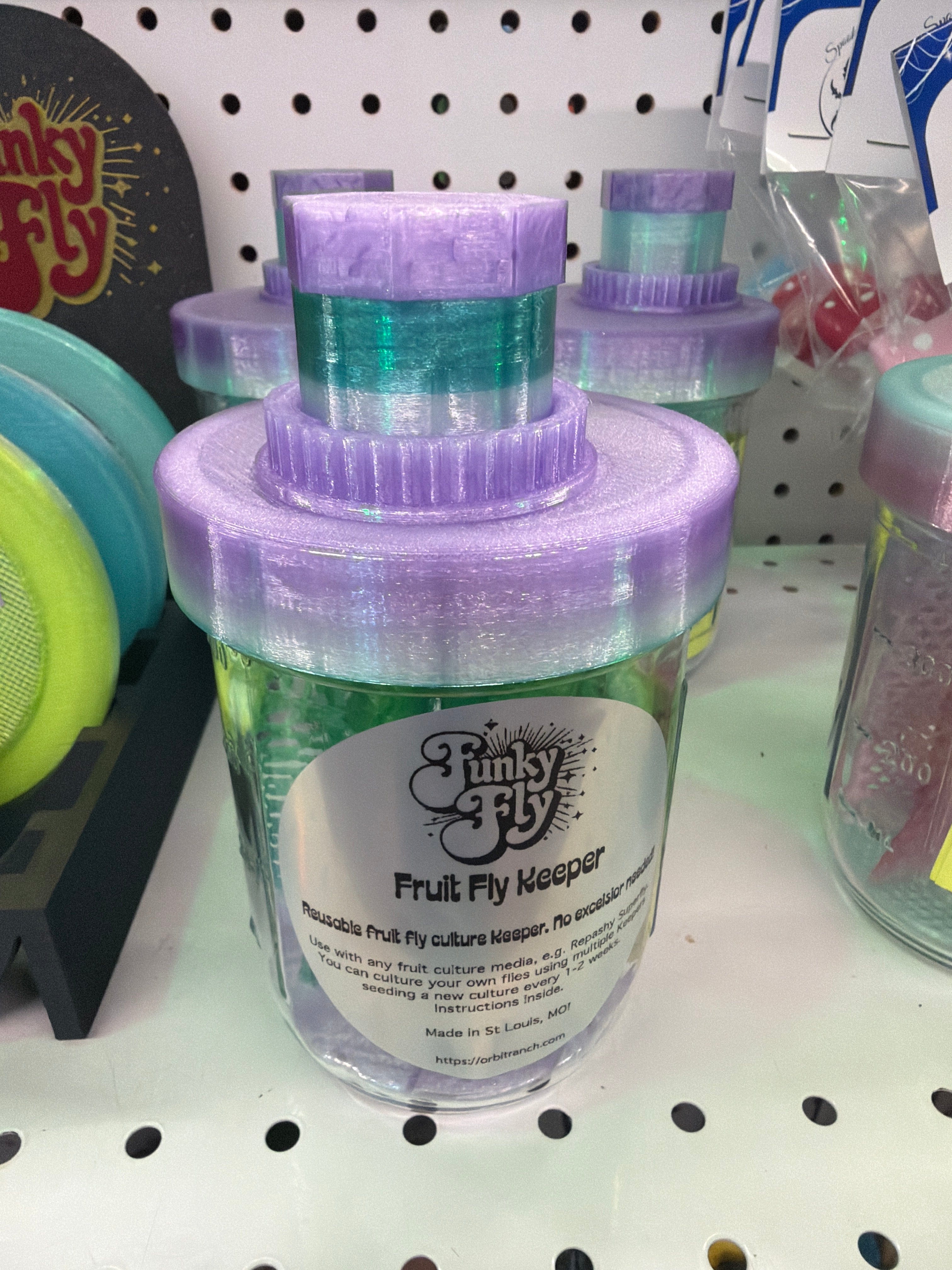 Fruit Fly Jars by Orbit Ranch