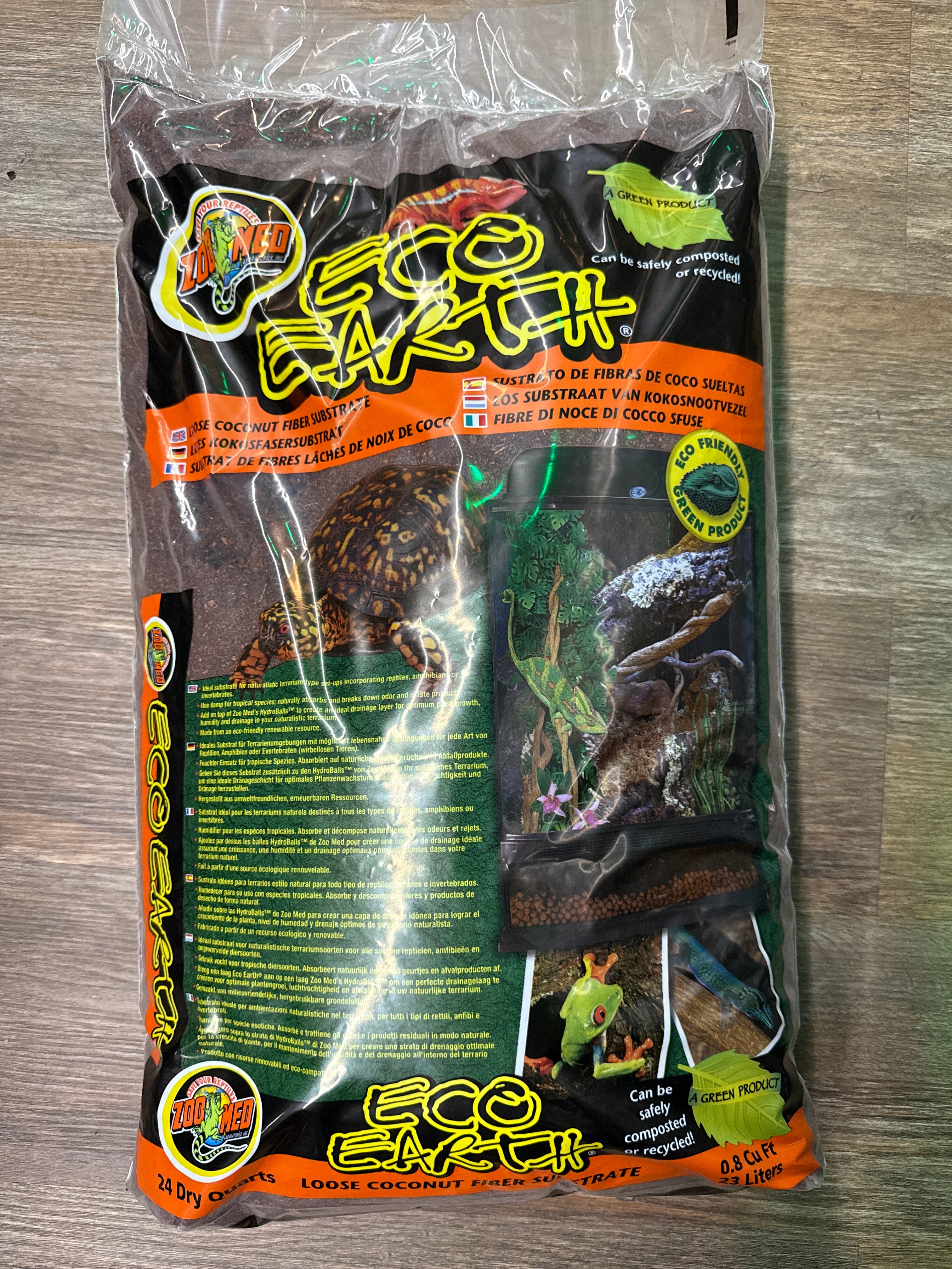 Eco earth 23 liters loose coconut, fiber substrate