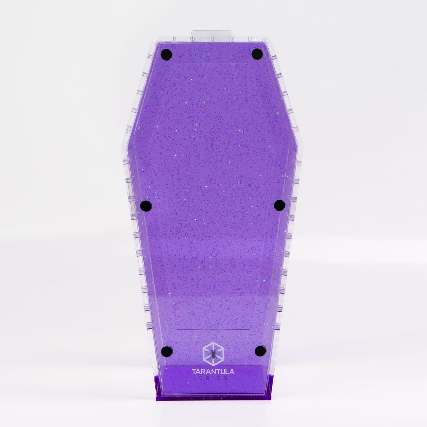 Coffin Crib Medium- Glitter Purple