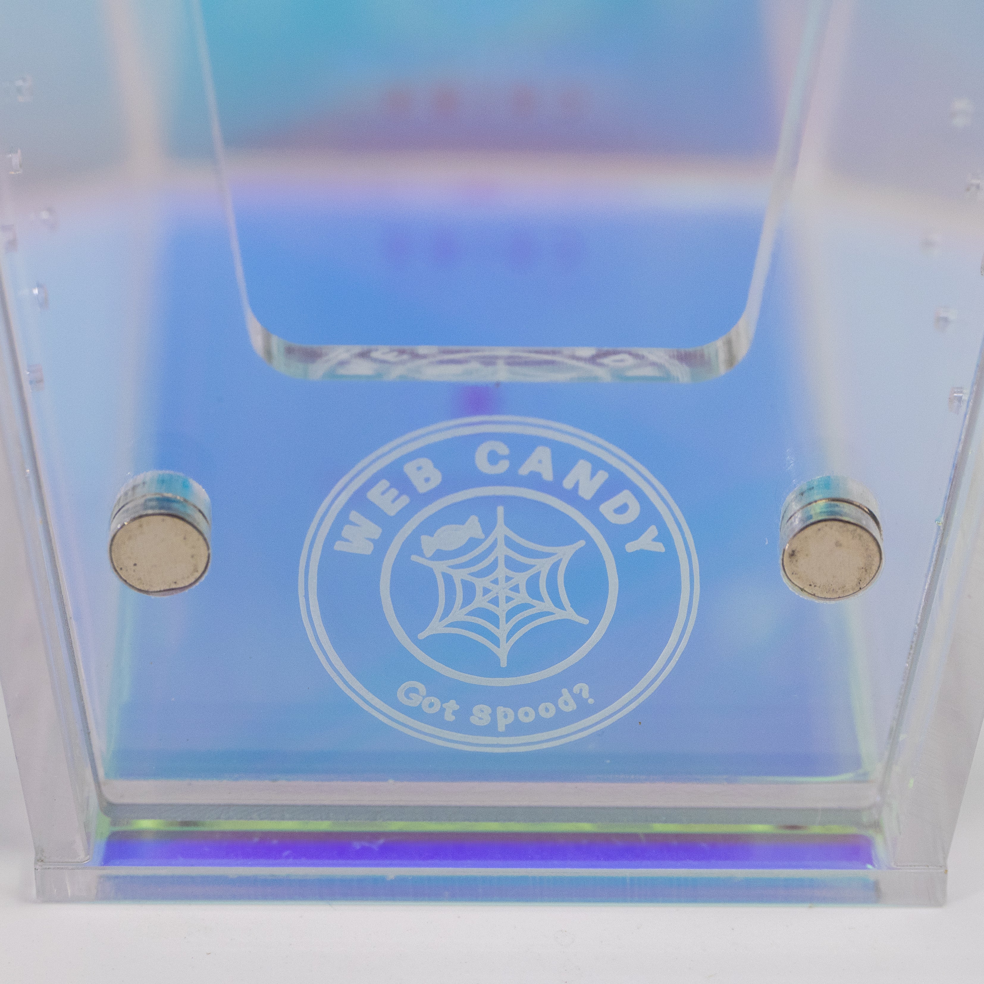 "Web Candy" Iridescent Coffin Crib Mini