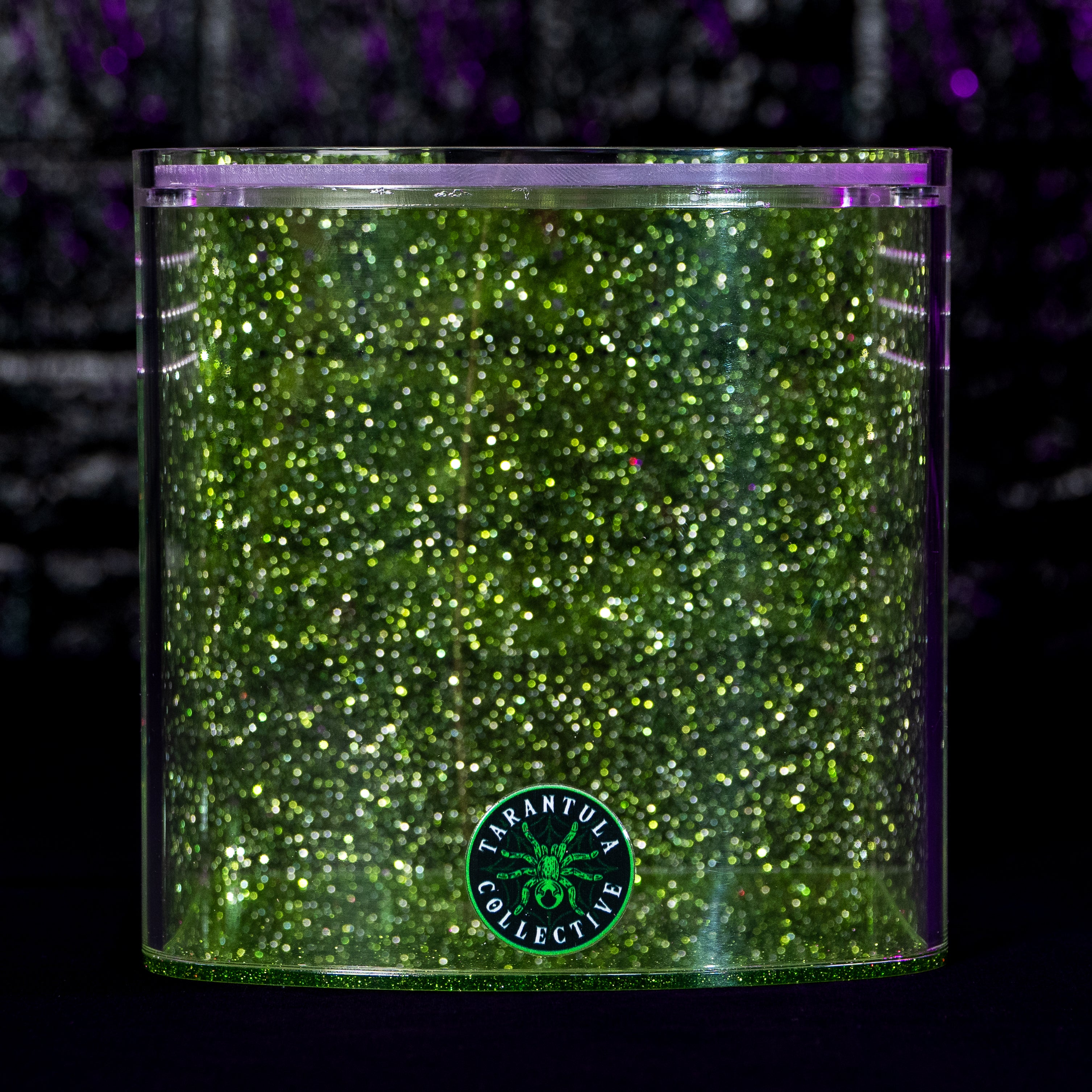 Bow Front by The Tarantula Collective (6" Glitter Green) (wholesale)