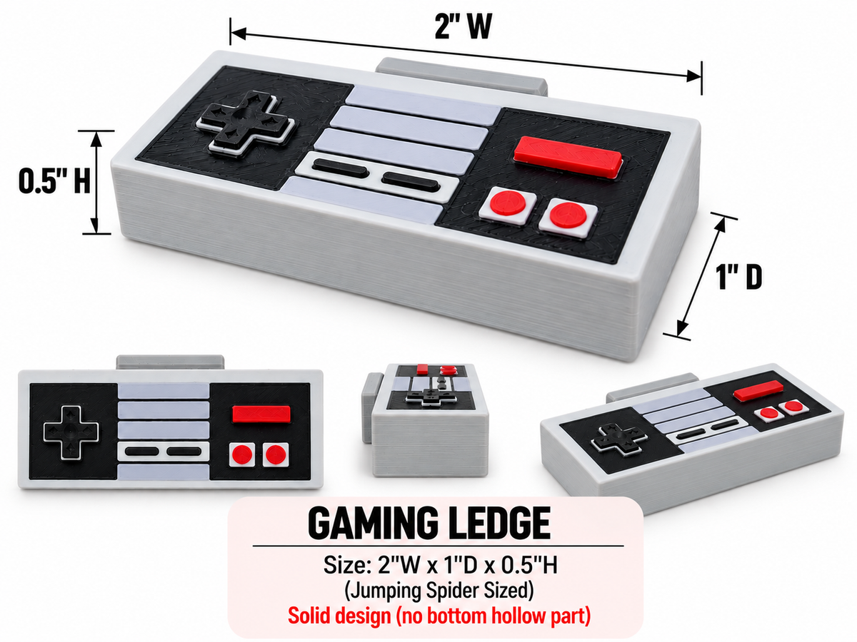 Gaming Jumping Spider Ledge