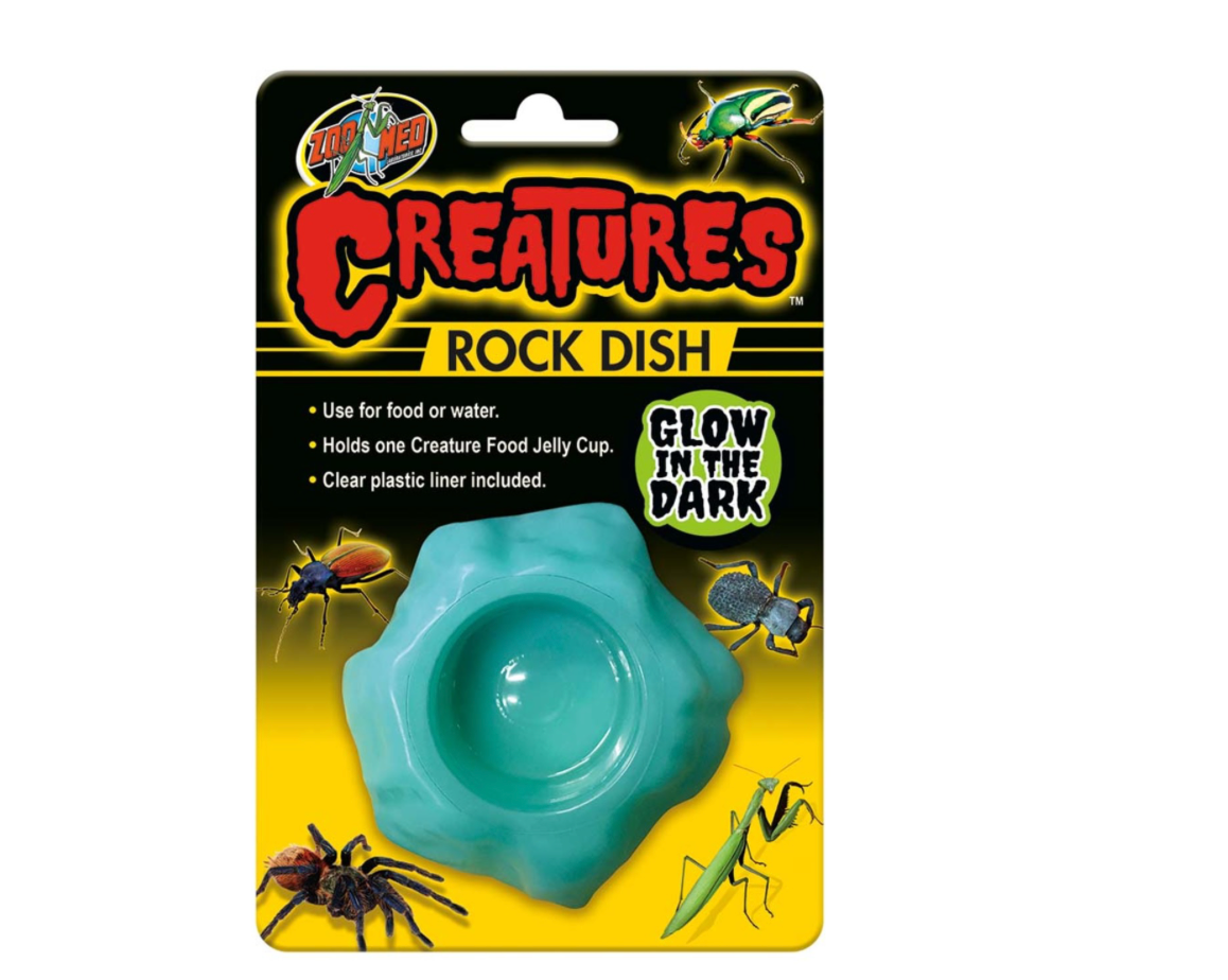 Zoo Med Creatures Rock Dish Glow in the Dark
