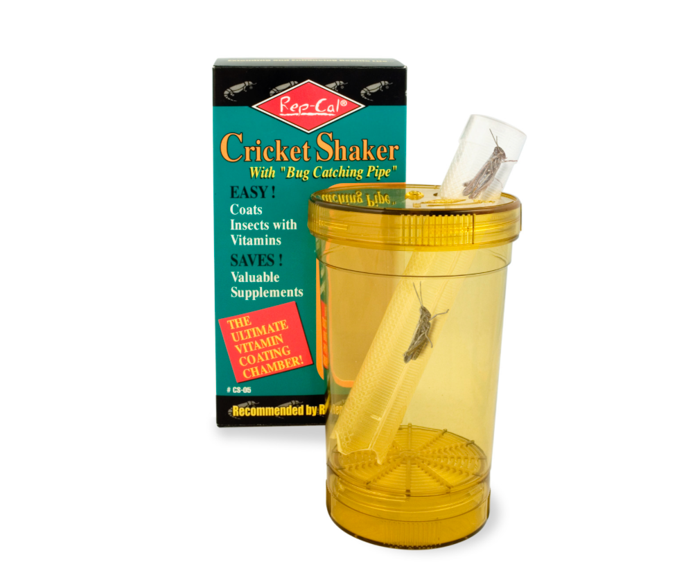 Rep-Cal Cricket Shaker with Bug Catching Pip