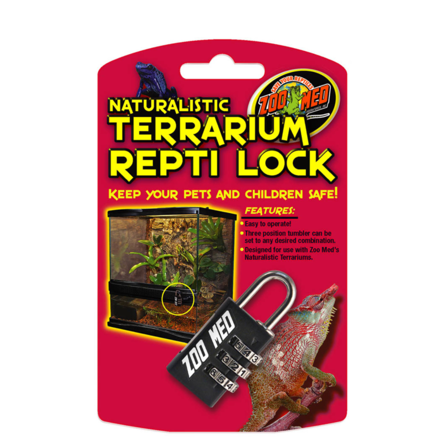 Zoo Med Naturalistic Terrarium Repti Lock Black, 1ea