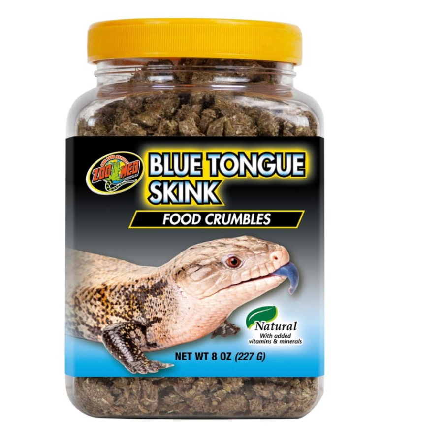 Zoo Med Blue Tongue Skink Food Crumbles 8oz