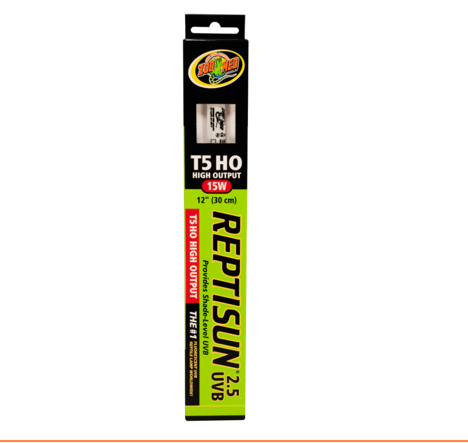 Zoo Med ReptiSun T5 HO 2.5 UVB Lamp 15W 12in