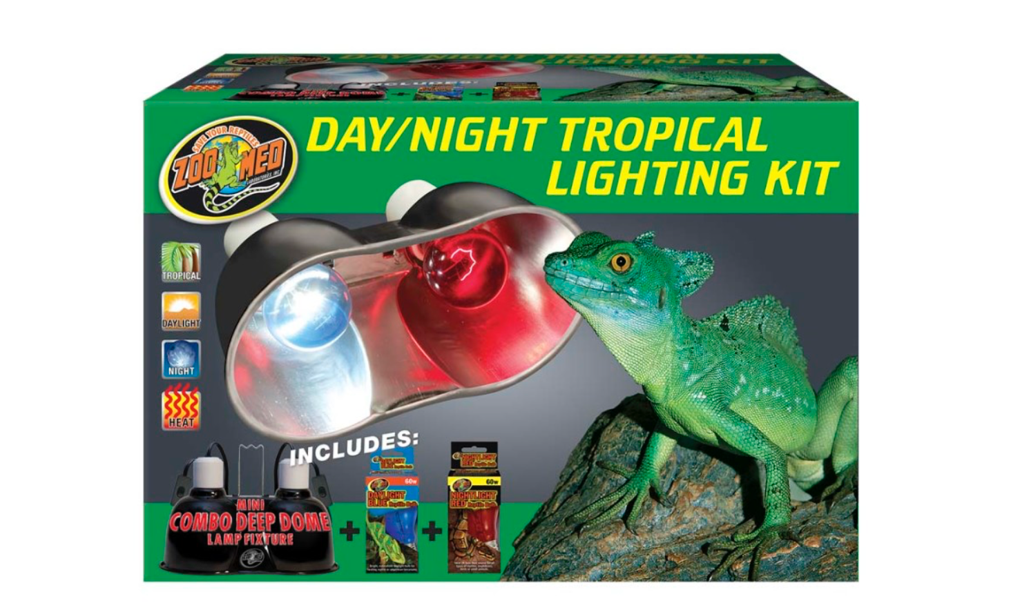 Zoo Med Day/Night Tropical Lighting Kit