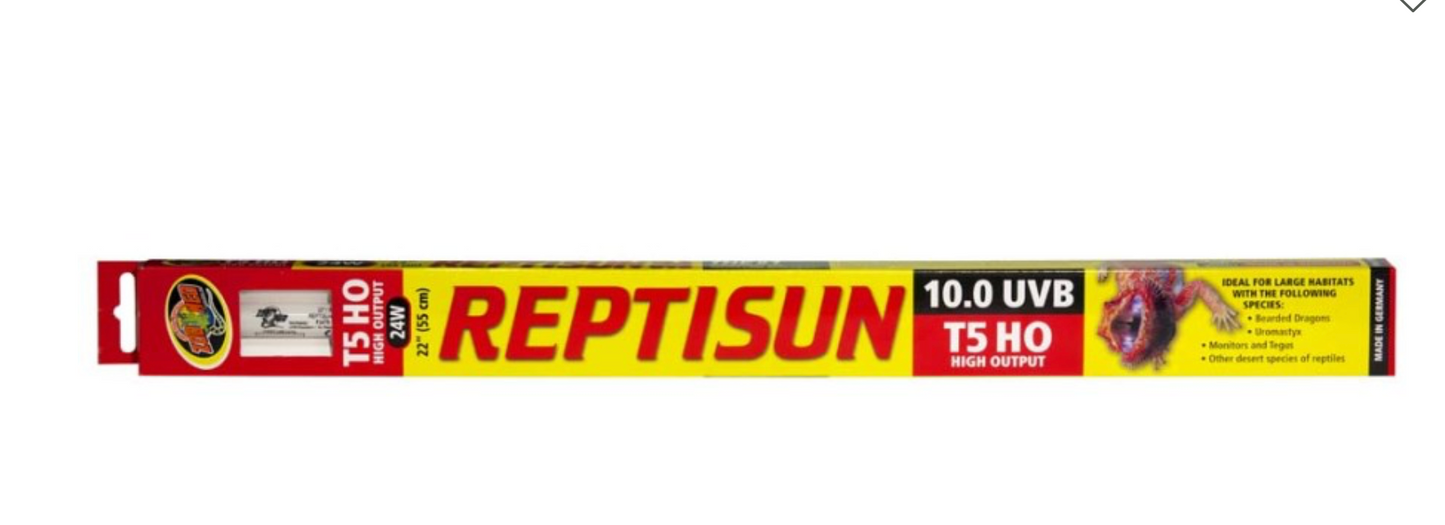 Zoo Med ReptiSun 10.0 UVB T5 HO High Output Lamp 34W 22in