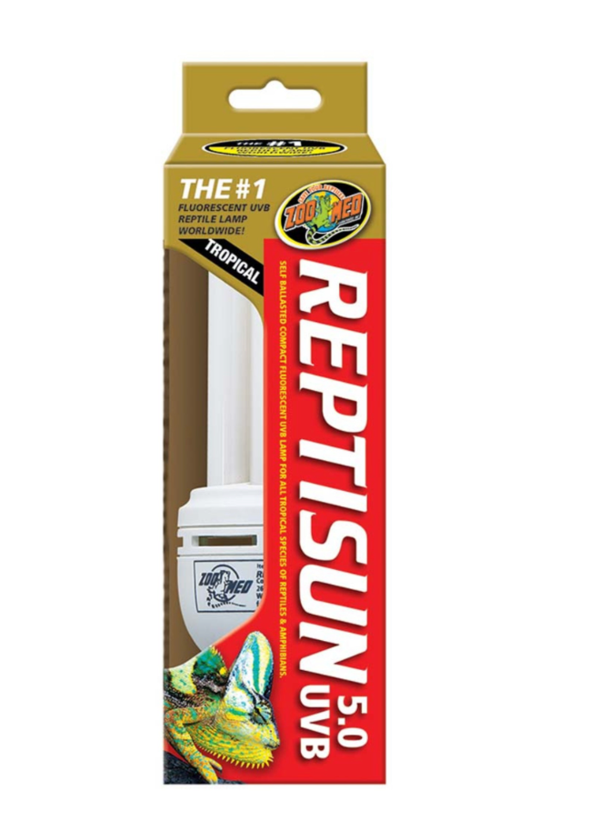Zoo Med ReptiSun 5.0 UVB Tropical Compact Fluorescent 26W Zoo Med ReptiSun 5.0 UVB Tropical Compact Fluorescent 26W