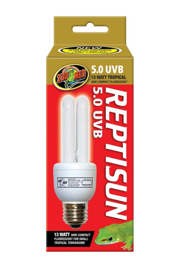 Zoo Med ReptiSun 5.0 UVB Tropical Mini Compact Fluorescent 13W