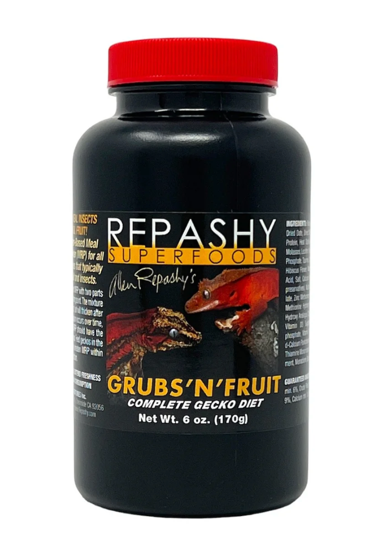 Repashy Crested Gecko Diet - Grubs 'N' Fruit 6 oz