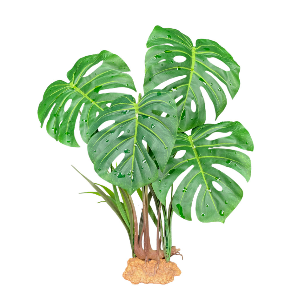 Komodo Standing Plant Monstera Leaf, 1ea/18 in