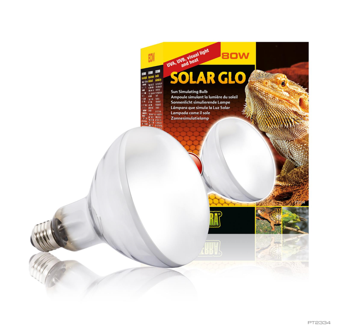 Exo Terra Solar Glo Self-ballasted Mercury Vapor Lamp 80 watt