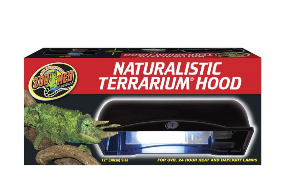 Zoo Med Naturalistic Terrarium Hood Black, 1ea/12 in