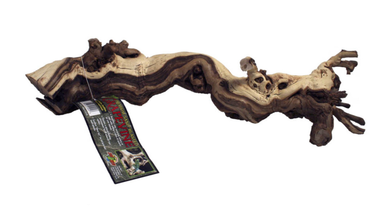 Zoo Med Premium Sand Blasted Grapevine Wood Brown, 1ea/LG