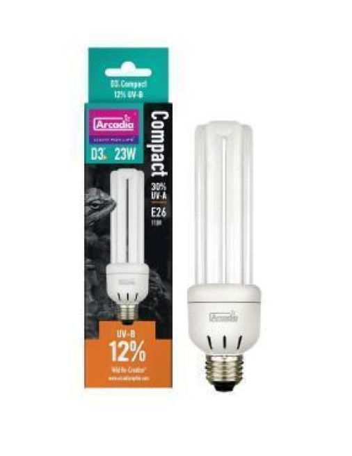 Arcadia® D3 12% UVB Compact Bulb - 23W