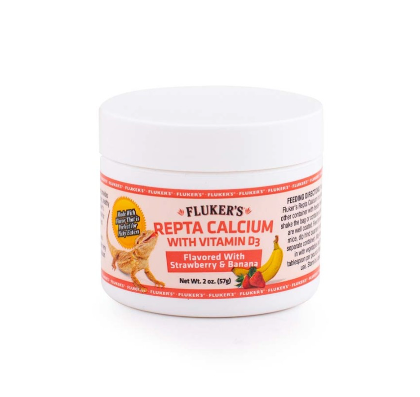 Fluker's Repta Strawberry-Banana Flavored Calcium with Vitamin D3 1ea/2 oz